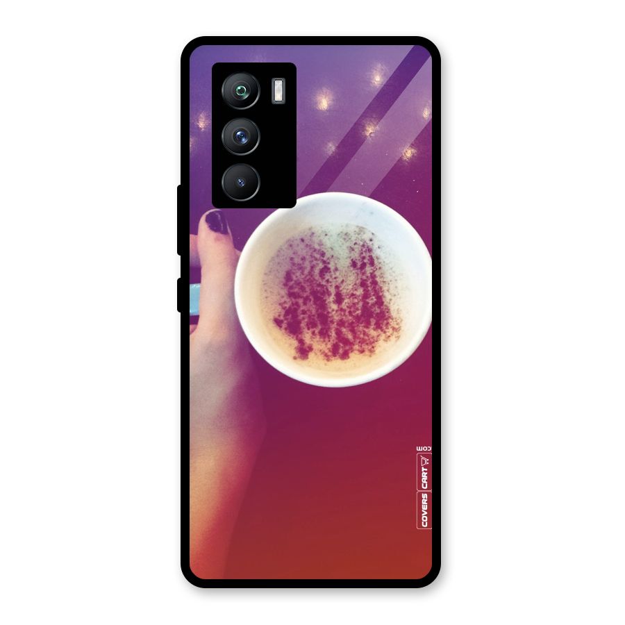 Bokeh Coffee Mug Glass Back Case for Vivo iQOO 9 SE