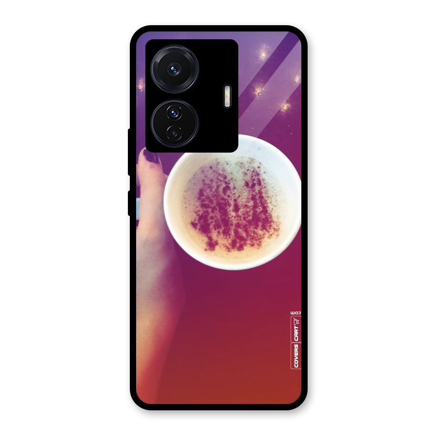 Bokeh Coffee Mug Glass Back Case for Vivo iQOO Z6 Pro