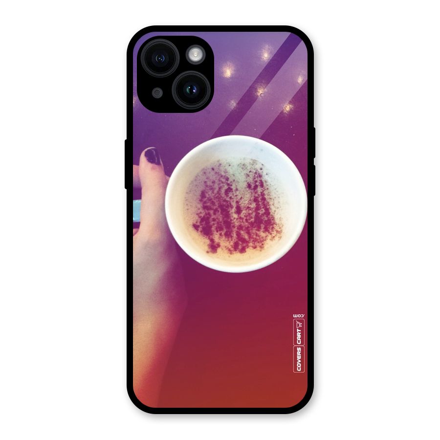 Bokeh Coffee Mug Glass Back Case for iPhone 14