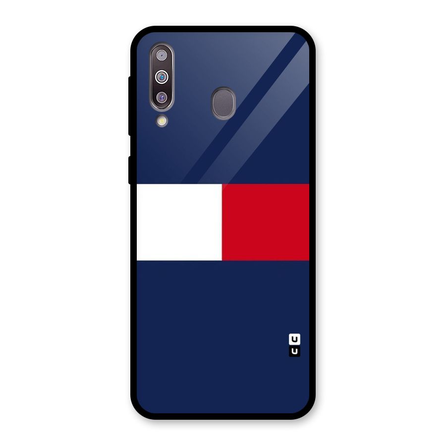Bold Colours Glass Back Case for Galaxy M30