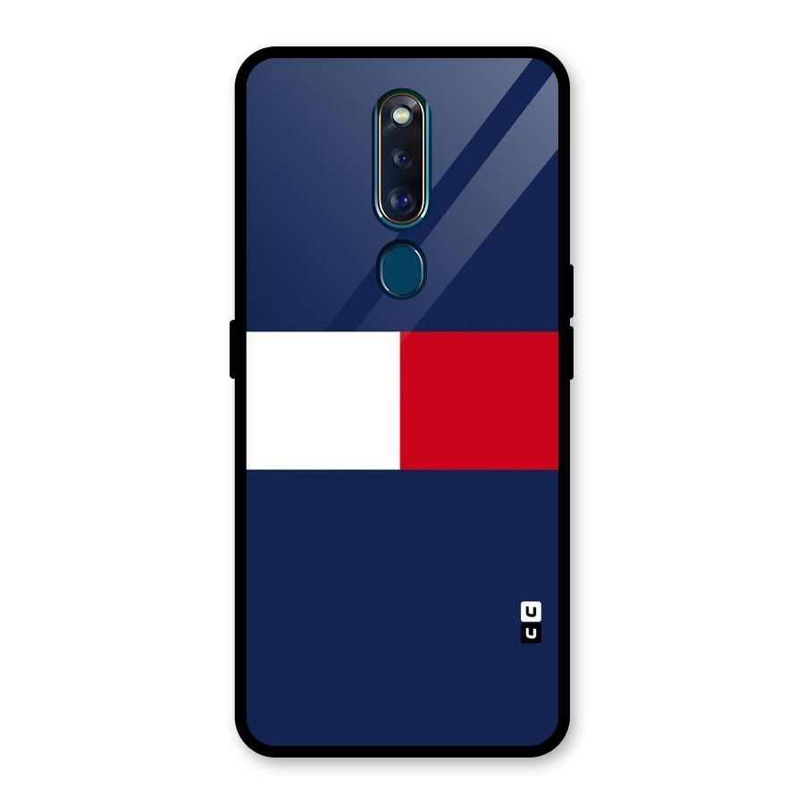 Bold Colours Glass Back Case for Oppo F11 Pro