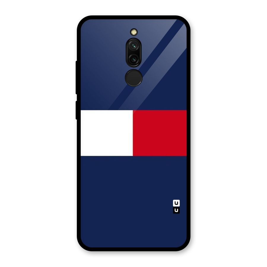 Bold Colours Glass Back Case for Redmi 8