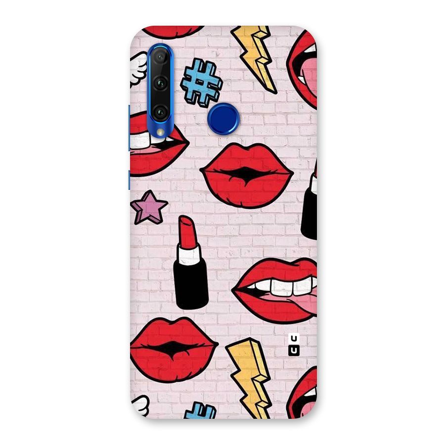 Bold Red Back Case for Honor 20i