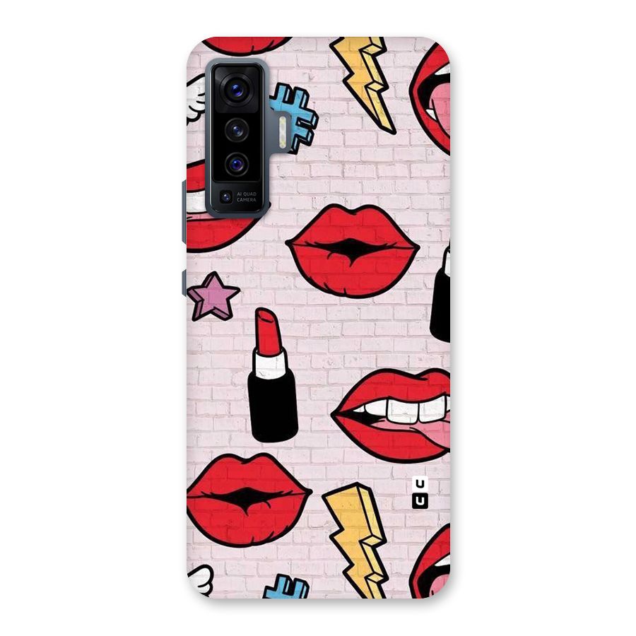 Bold Red Back Case for Vivo X50
