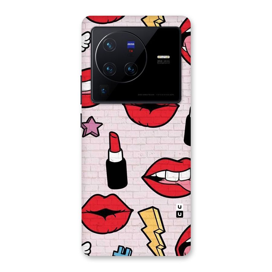 Bold Red Back Case for Vivo X80 Pro