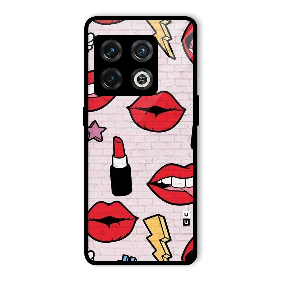 Bold Red Glass Back Case for OnePlus 10 Pro 5G