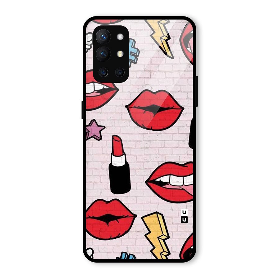 Bold Red Glass Back Case for OnePlus 9R