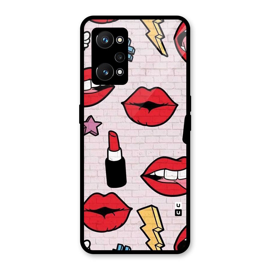 Bold Red Glass Back Case for Realme GT Neo 3T