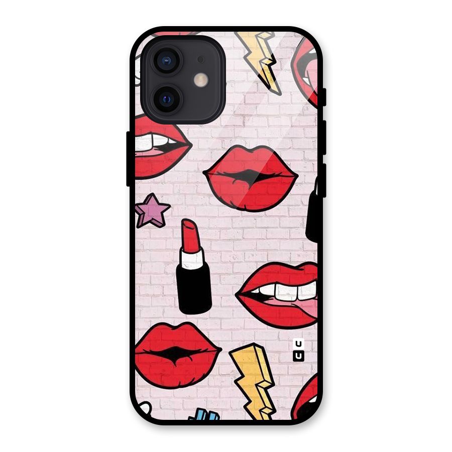 Bold Red Glass Back Case for iPhone 12