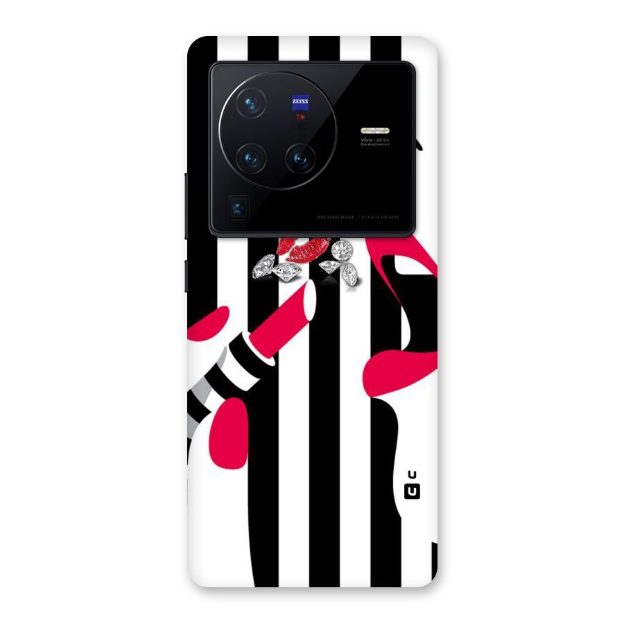Bold Woman Back Case for Vivo X80 Pro