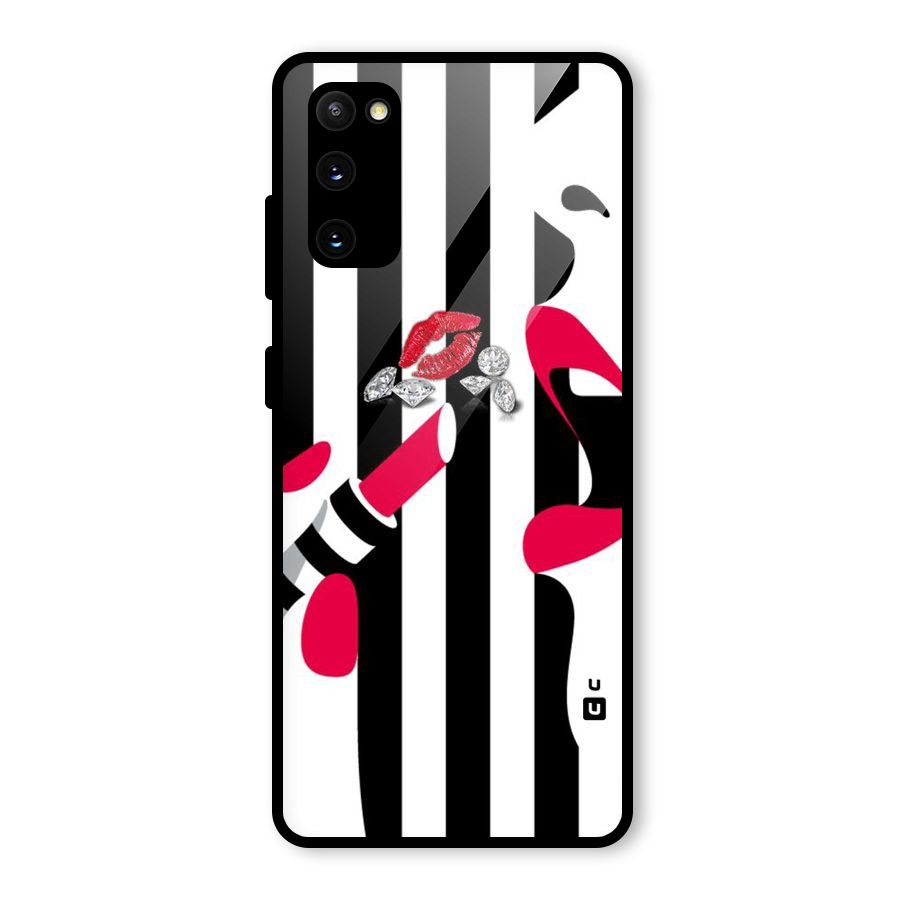 Bold Woman Glass Back Case for Galaxy S20 FE 5G