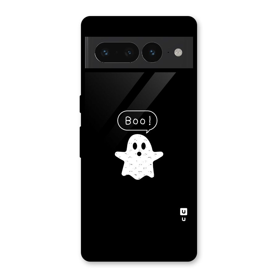 Boo Cute Ghost Glass Back Case for Google Pixel 7 Pro