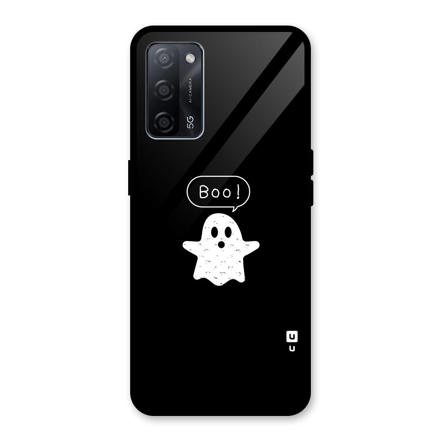 Boo Cute Ghost Glass Back Case for Oppo A53s 5G