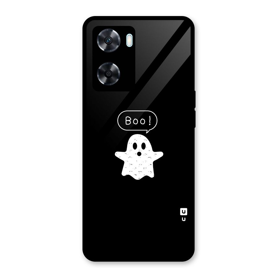 Boo Cute Ghost Glass Back Case for Oppo A77