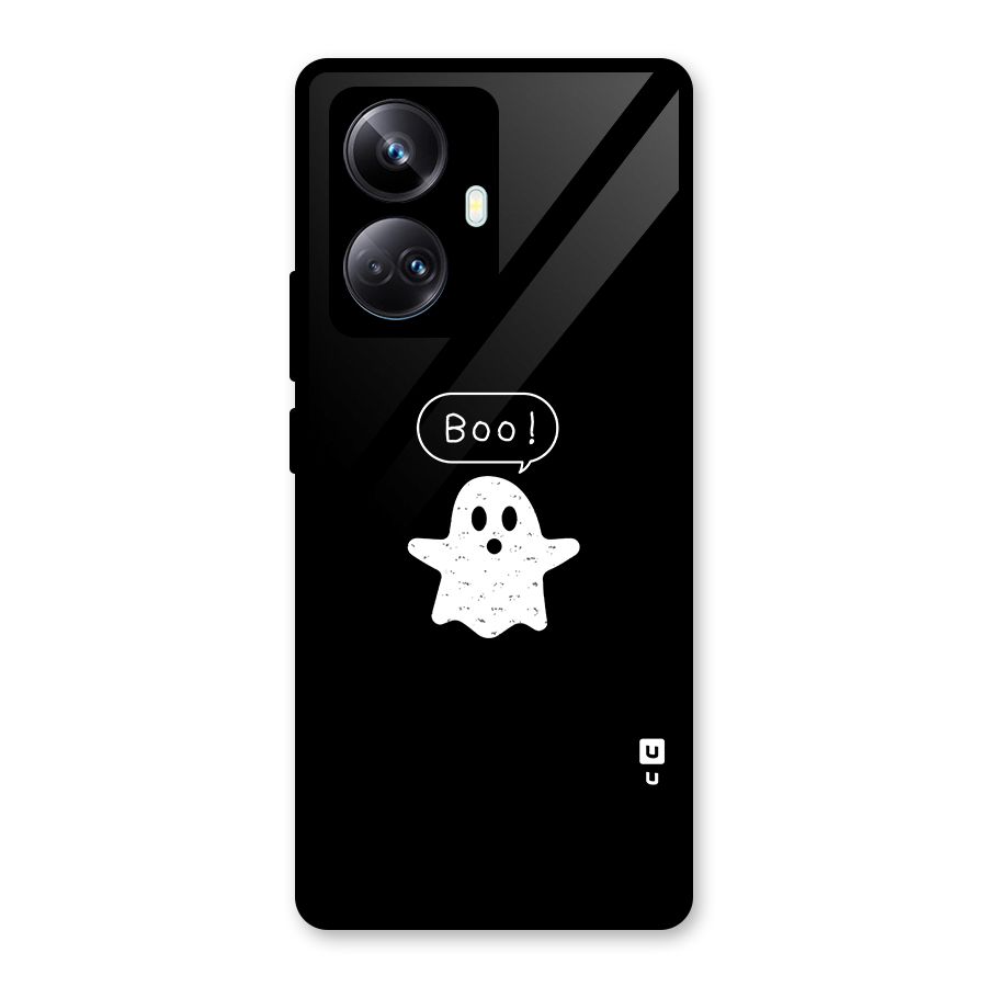 Boo Cute Ghost Glass Back Case for Realme 10 Pro Plus