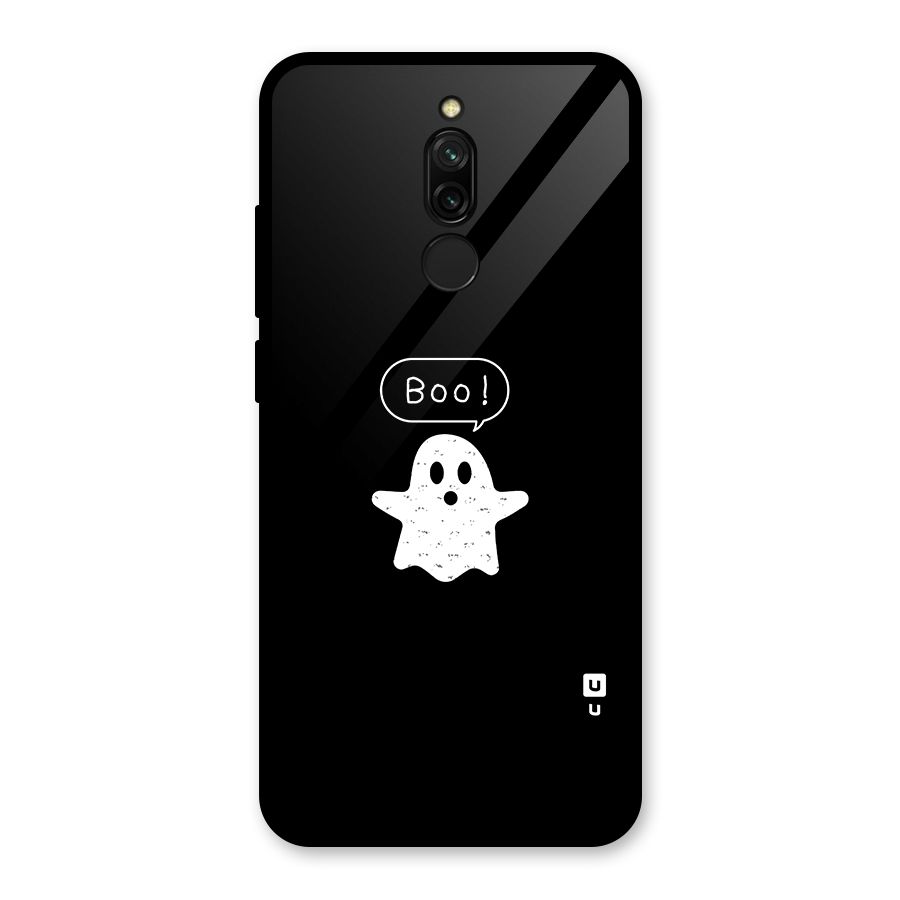 Boo Cute Ghost Glass Back Case for Redmi 8