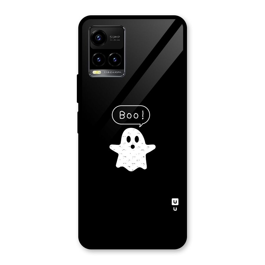 Boo Cute Ghost Glass Back Case for Vivo Y21T