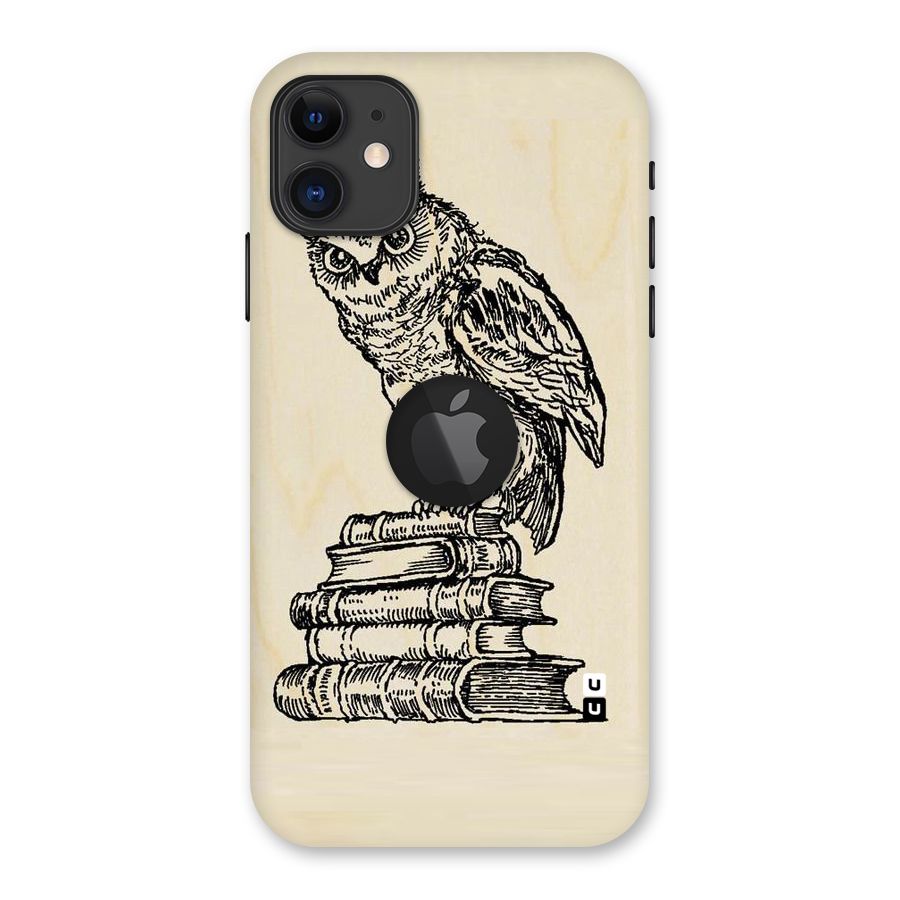 Book Owl Back Case for iPhone 11 Logo Cut