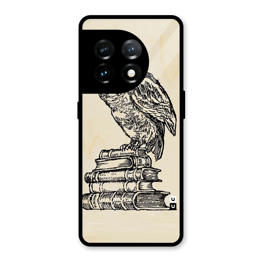 Book Owl Glass Back Case for OnePlus 11