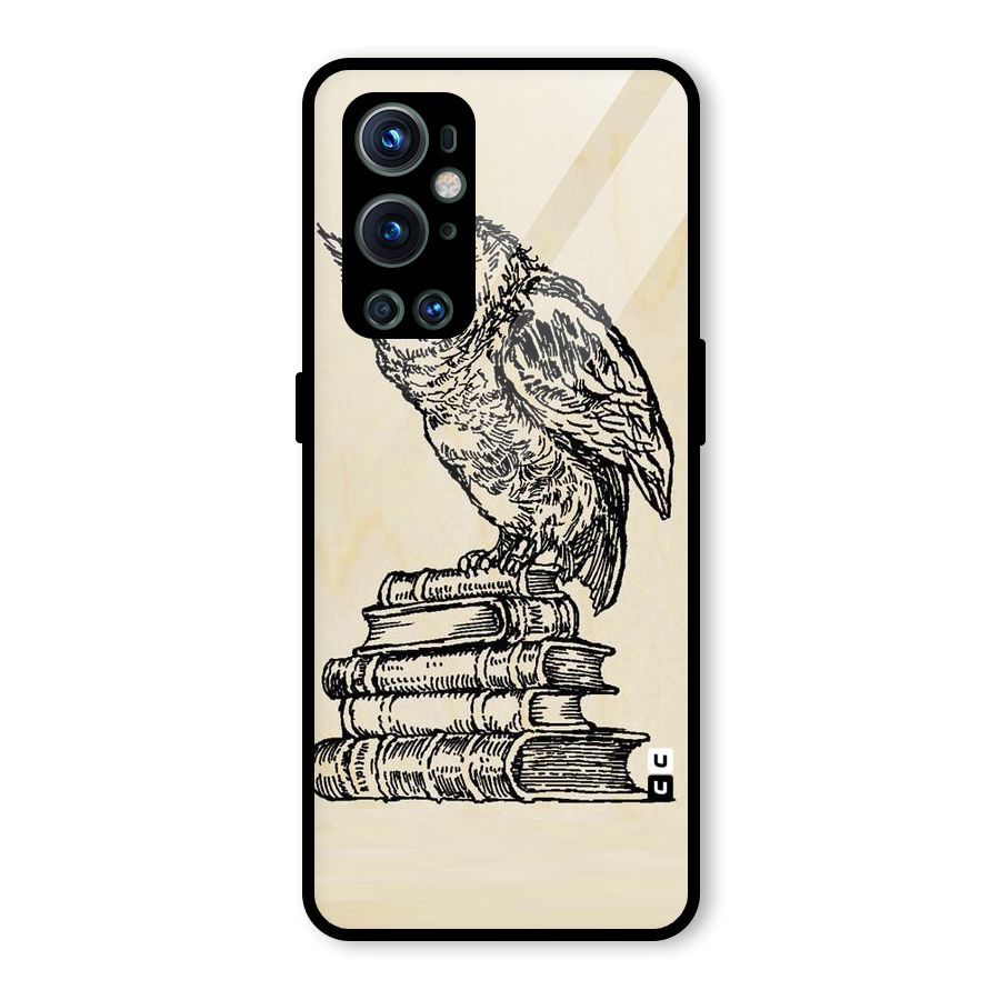 Book Owl Glass Back Case for OnePlus 9 Pro