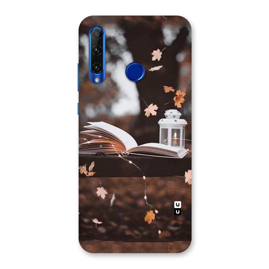 Book and Fall Leaves Back Case for Honor 20i