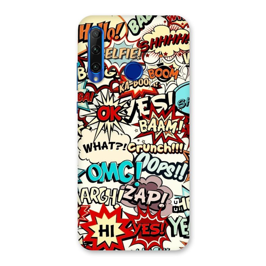 Boom Zap Back Case for Honor 20i