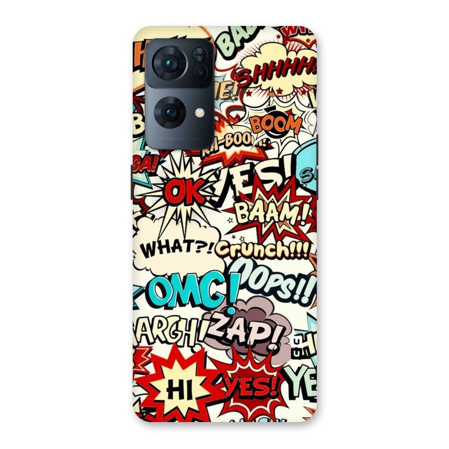 Boom Zap Back Case for Oppo Reno7 Pro 5G