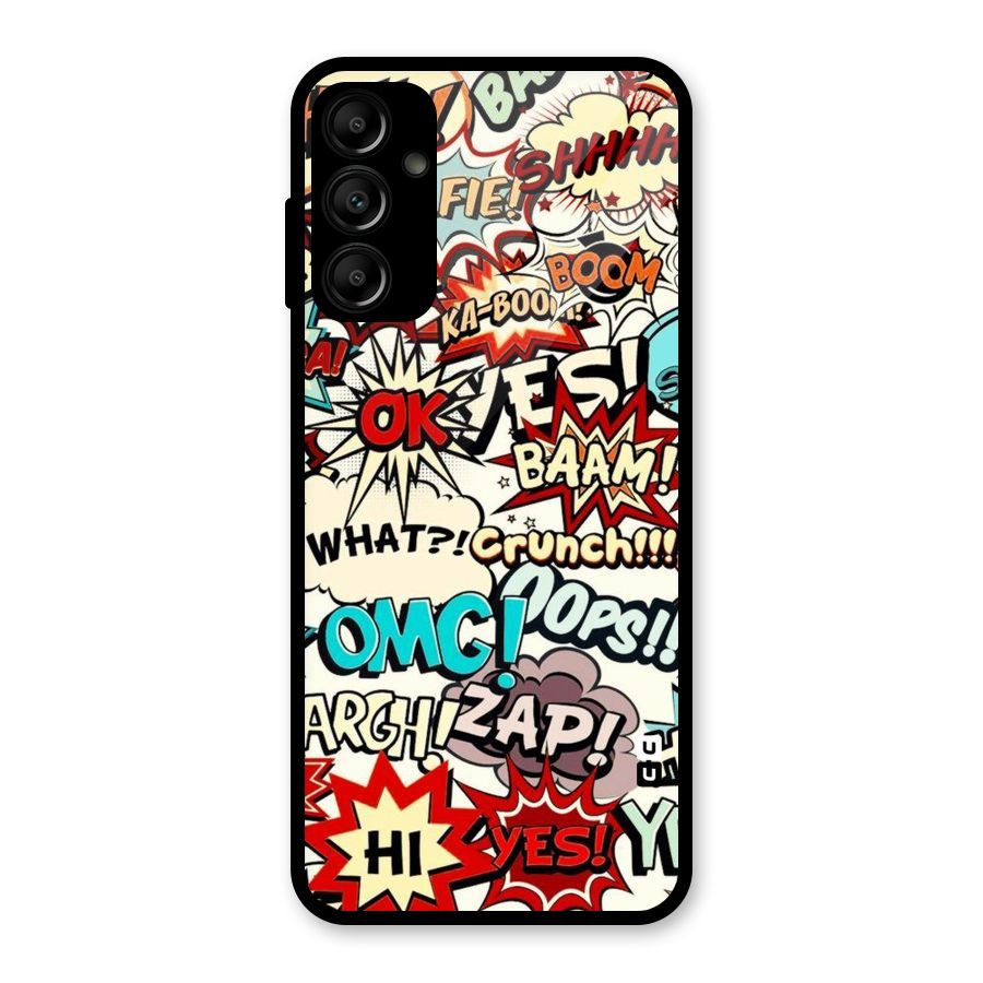 Boom Zap Glass Back Case for Galaxy A14 5G