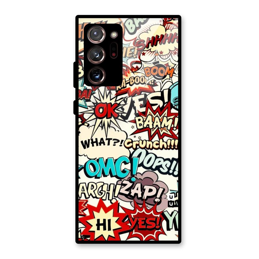 Boom Zap Glass Back Case for Galaxy Note 20 Ultra 5G