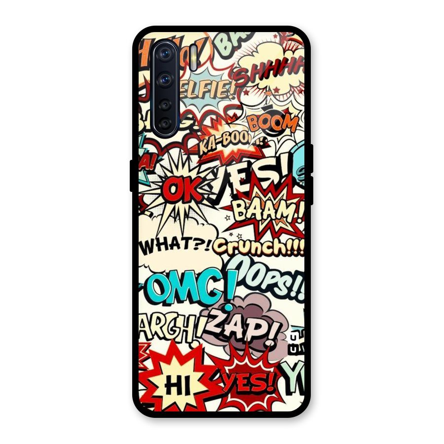 Boom Zap Glass Back Case for Oppo F15