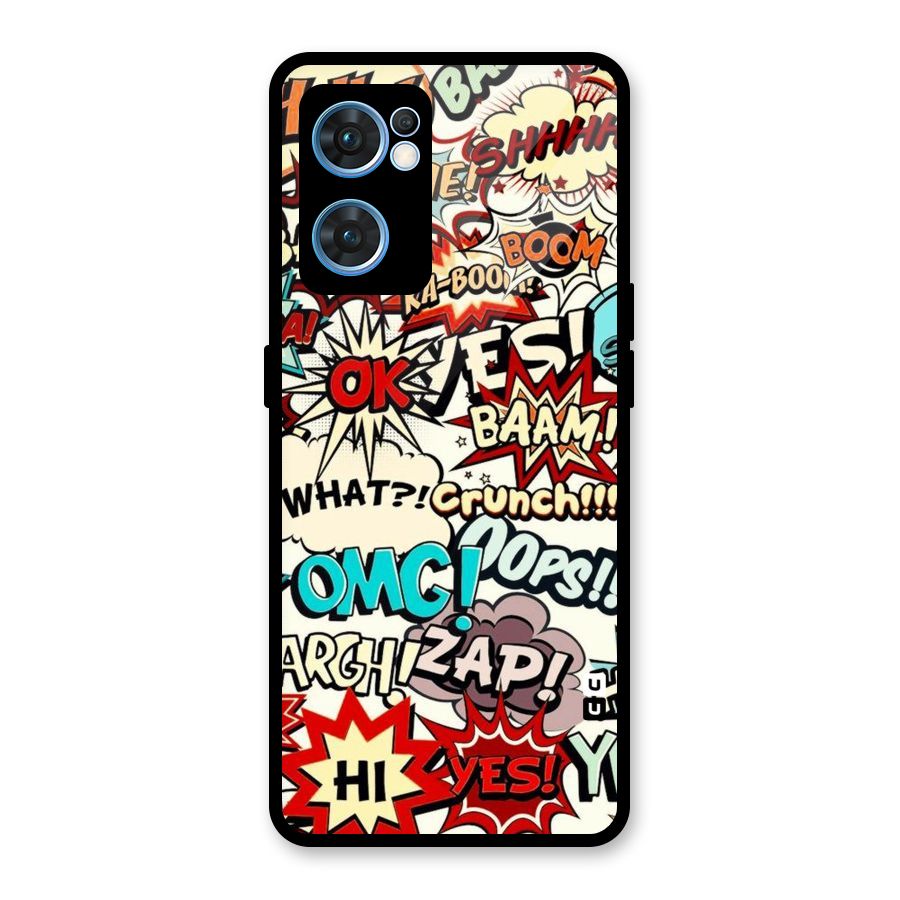 Boom Zap Glass Back Case for Oppo Reno7 5G