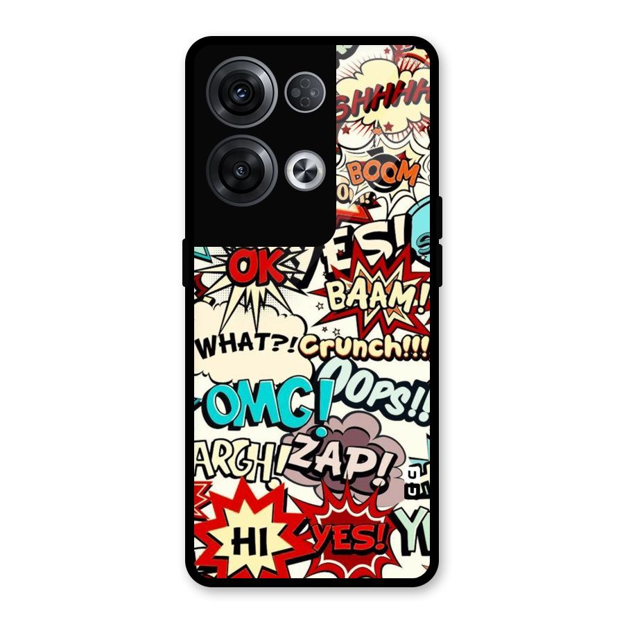 Boom Zap Glass Back Case for Oppo Reno8 Pro 5G