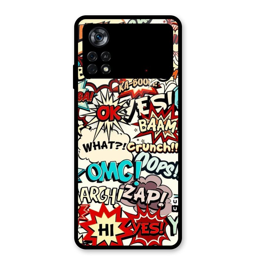 Boom Zap Glass Back Case for Poco X4 Pro 5G