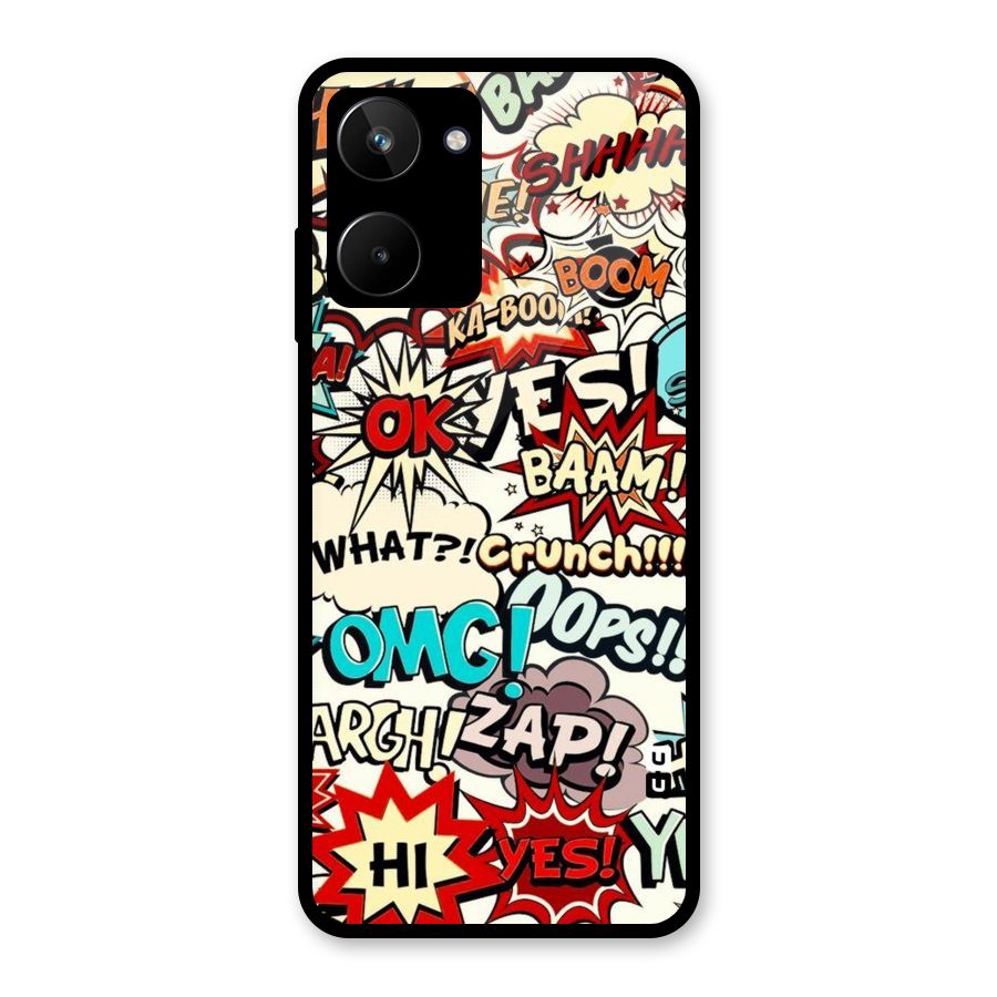 Boom Zap Glass Back Case for Realme 10