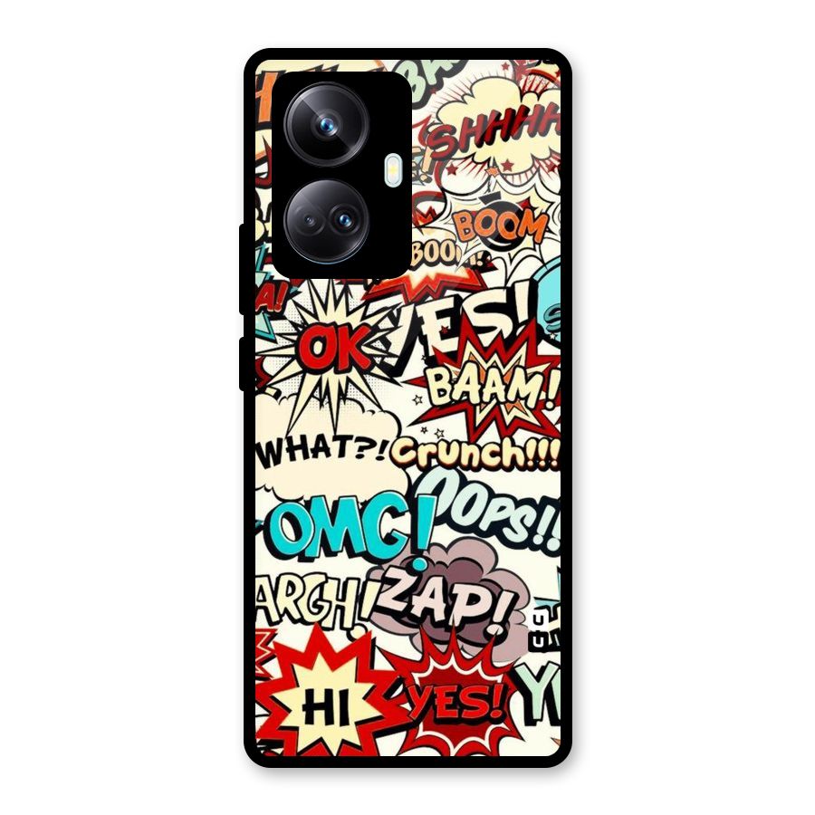 Boom Zap Glass Back Case for Realme 10 Pro Plus