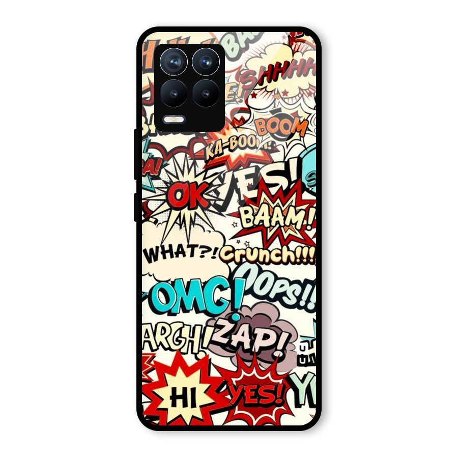 Boom Zap Glass Back Case for Realme 8