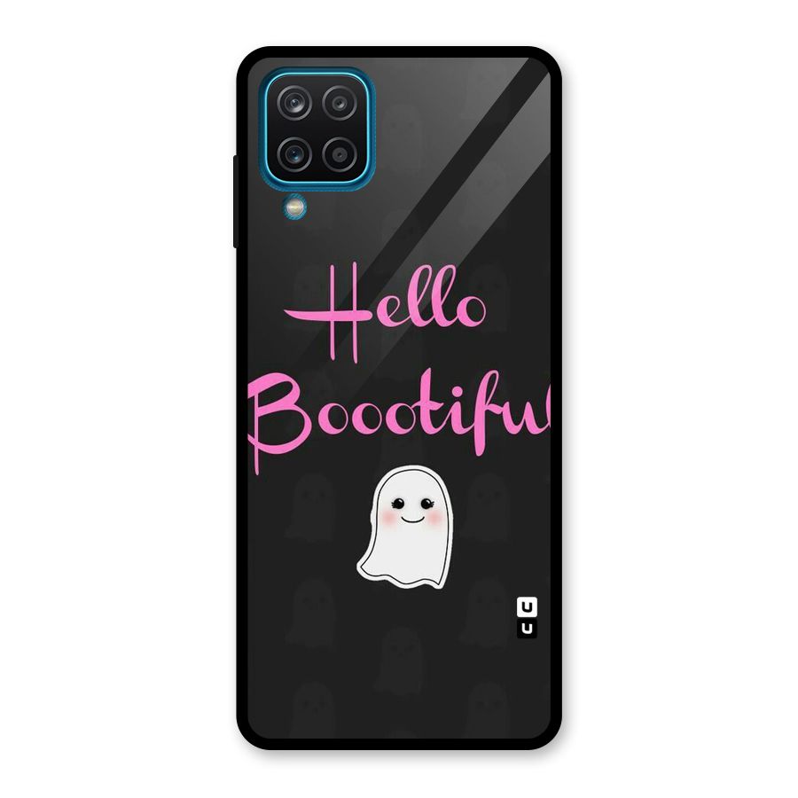 Boootiful Glass Back Case for Galaxy A12