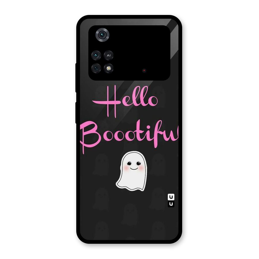 Boootiful Glass Back Case for Poco M4 Pro 4G