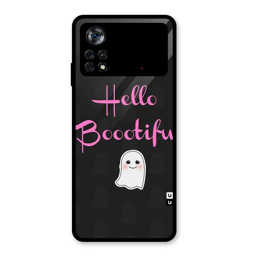 Boootiful Glass Back Case for Poco X4 Pro 5G