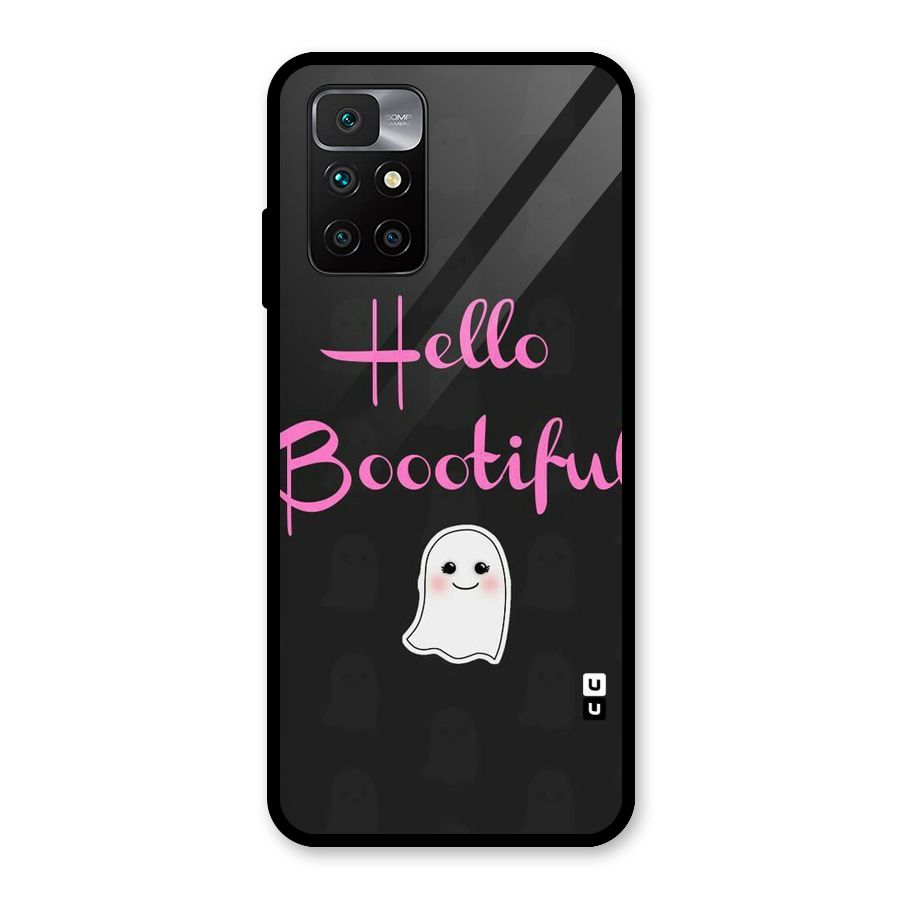 Boootiful Glass Back Case for Redmi 10 Prime
