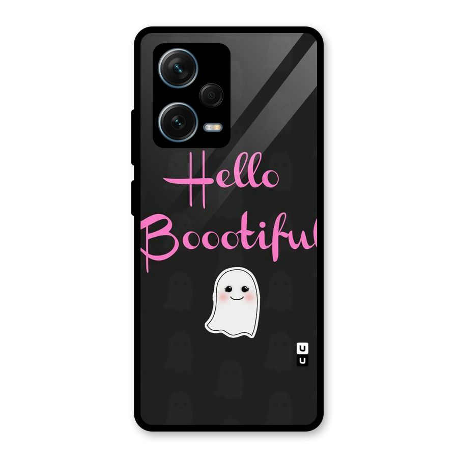 Boootiful Glass Back Case for Redmi Note 12 Pro Plus 5G
