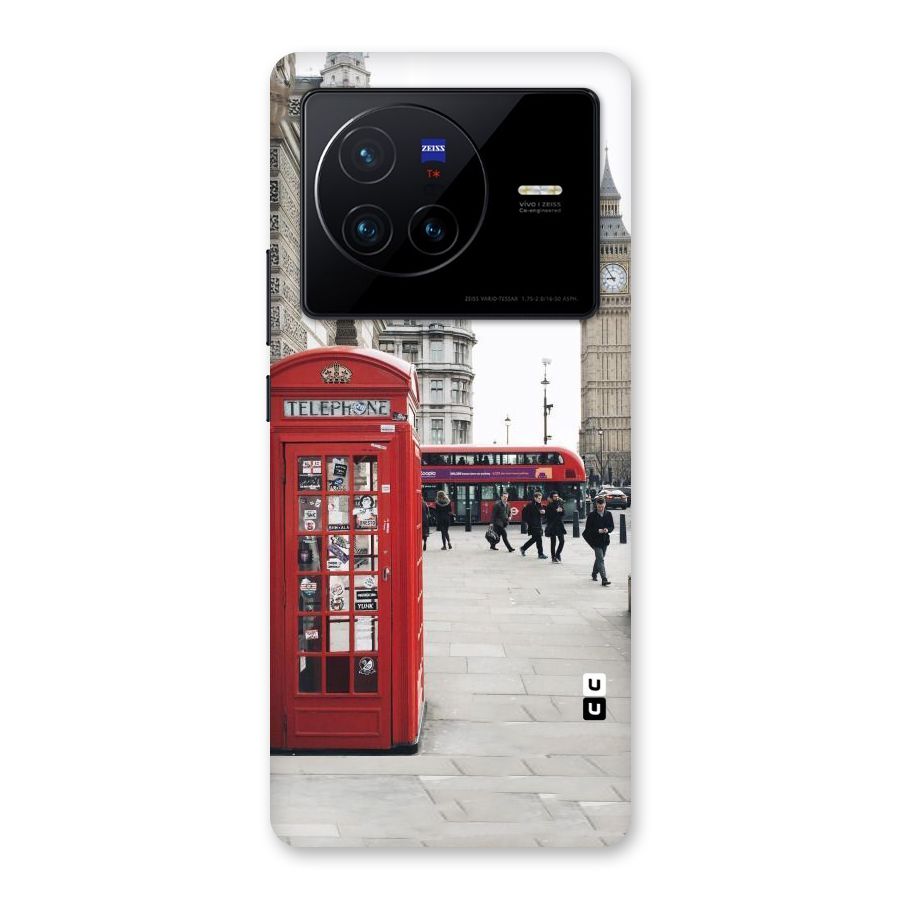 Booth In Red Back Case for Vivo X80
