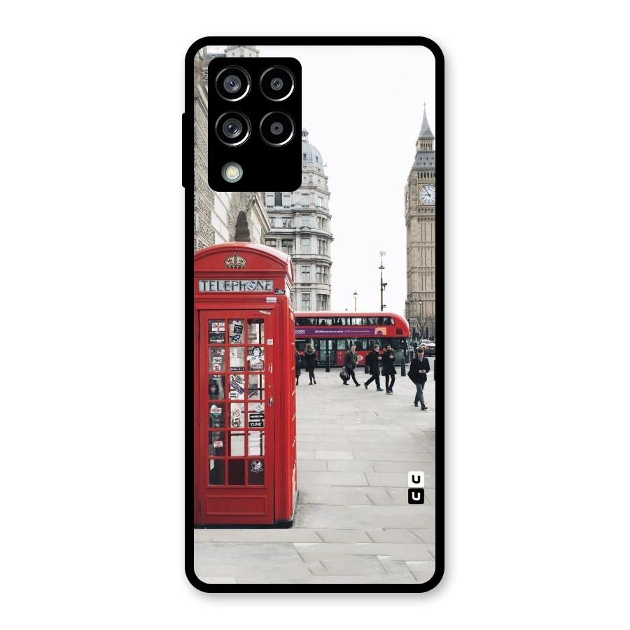 Booth In Red Glass Back Case for Galaxy M53 5G