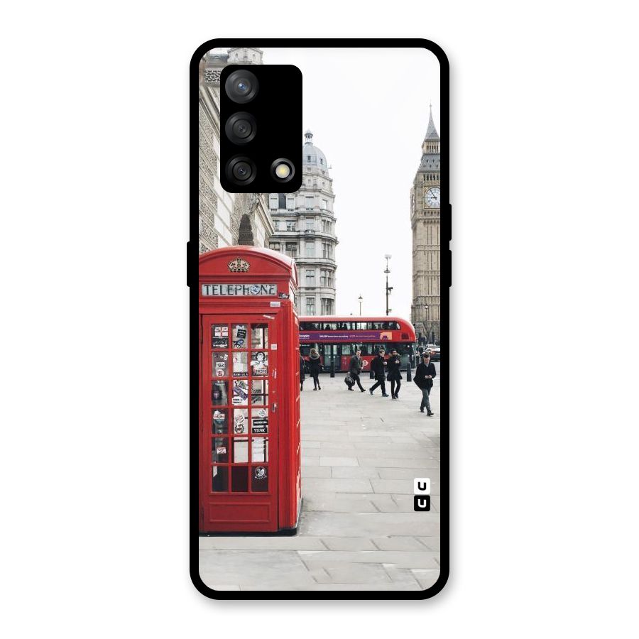 Booth In Red Glass Back Case for Oppo F19