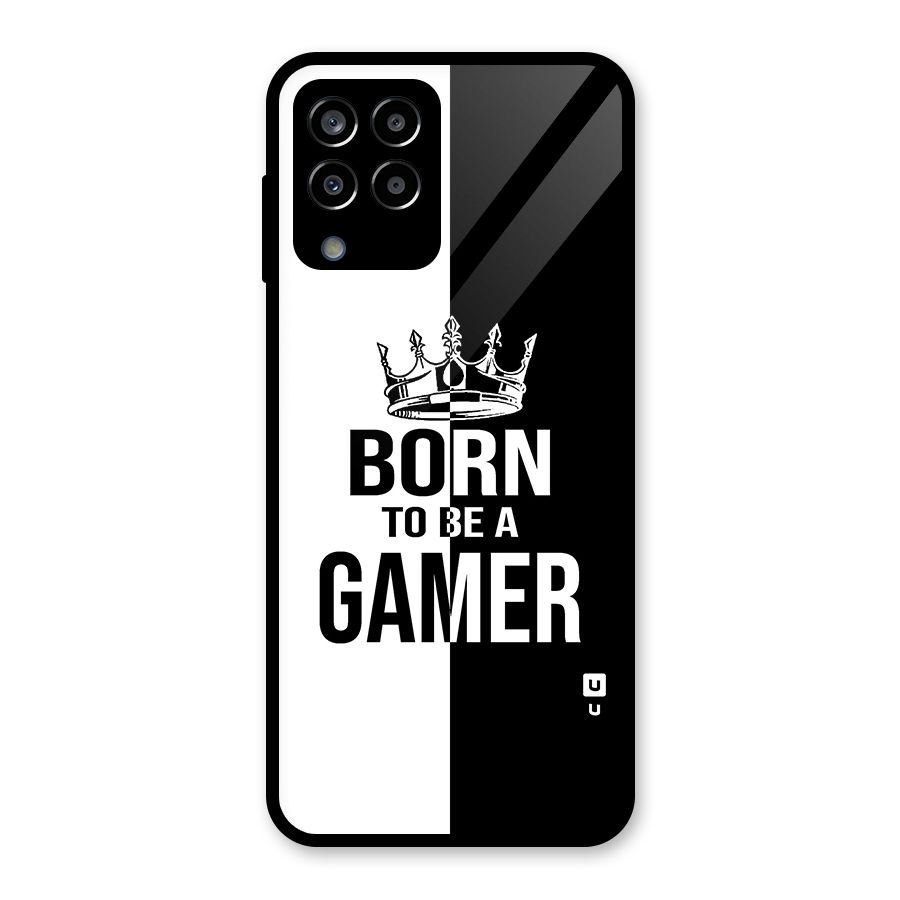 Born To Be Gamer Glass Back Case for Galaxy M33