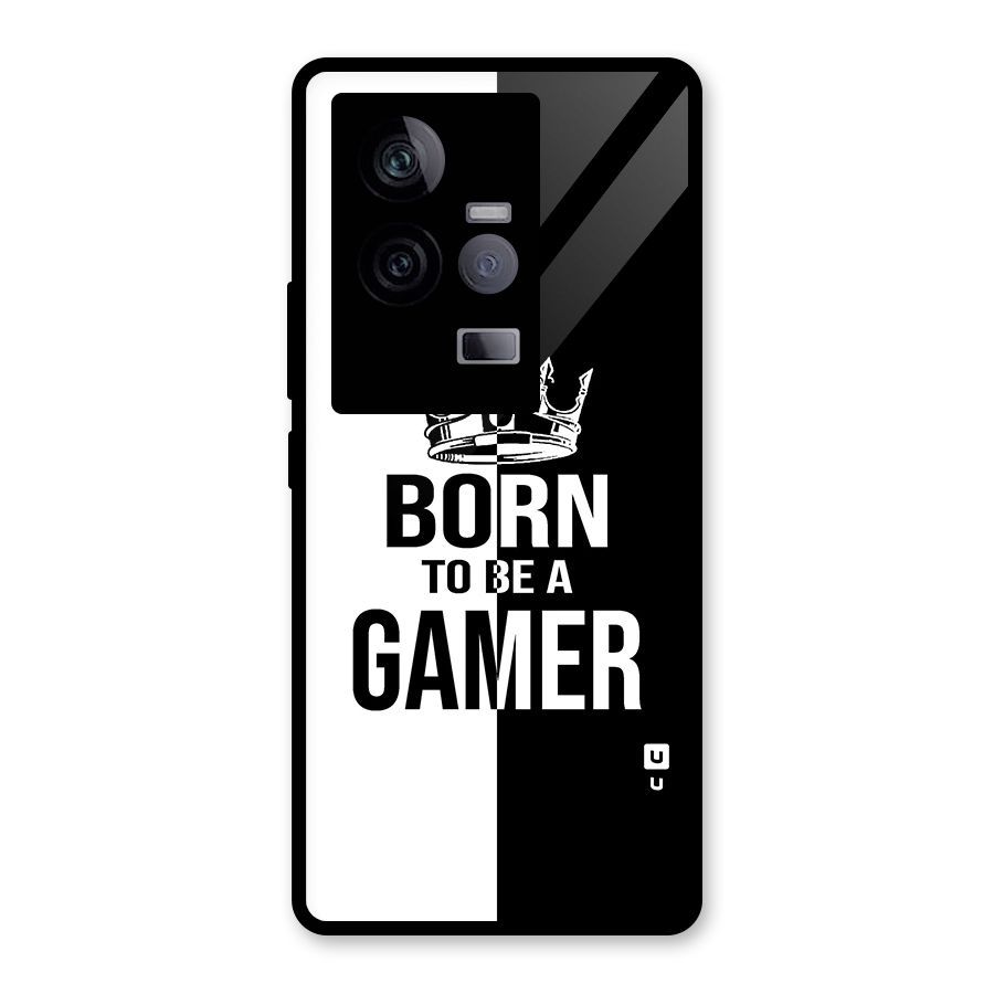 Born To Be Gamer Glass Back Case for Vivo iQOO 11 5G