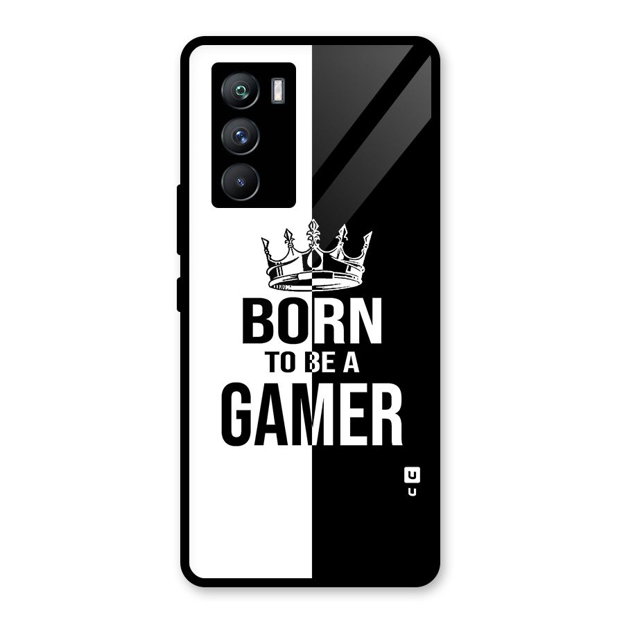 Born To Be Gamer Glass Back Case for Vivo iQOO 9 SE