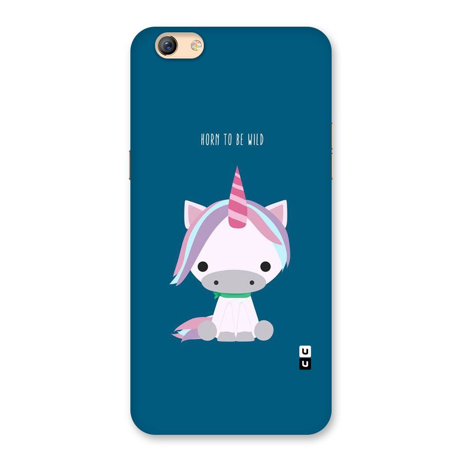 Born Wild Unicorn Back Case for Oppo F3 Plus