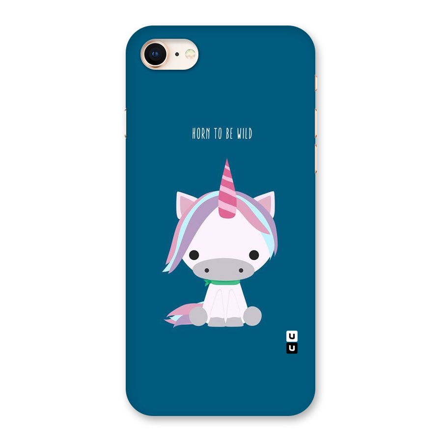 Born Wild Unicorn Back Case for iPhone 8