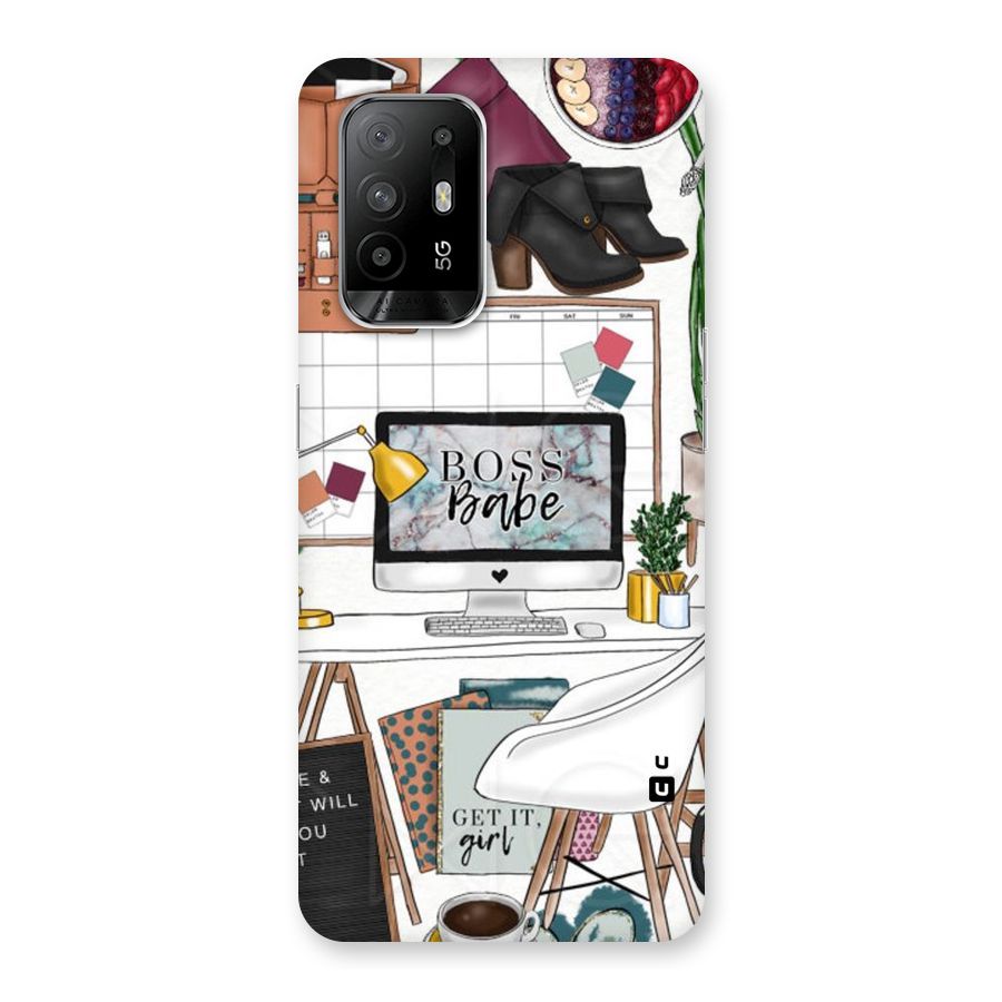 Boss Babe Back Case for Oppo F19 Pro Plus 5G